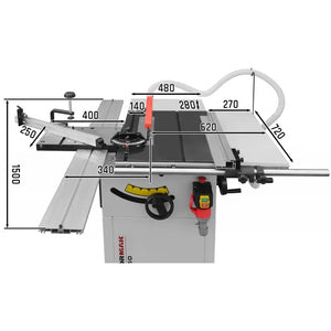 Cormak Table Saw TS250 230V