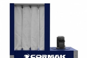 cormak dcv4500 eco dust extraction multi filters above a single bag