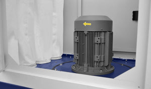 cormak dust extraction unit top fan system