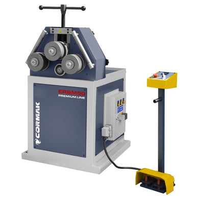 CORMAK ERBM50 tube and profile bending machine with digital readout of the upper roll