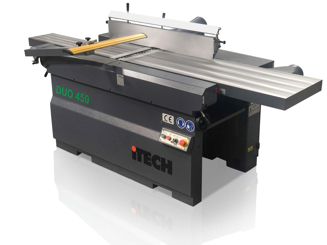 ITECH DUO 450 PLANER THICKNESSER WITH SPIRAL BLOCK