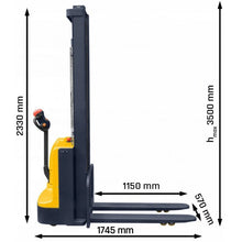 Load image into Gallery viewer, Cormak Q15E35 Electric Mast Pallet Jack